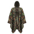 3D Leaves Camouflage Tactical Gear Woodland Poncho Cloak Ghillie Suits Outdoor Clothing for Hunting Shooting Wildlife Bird Watch