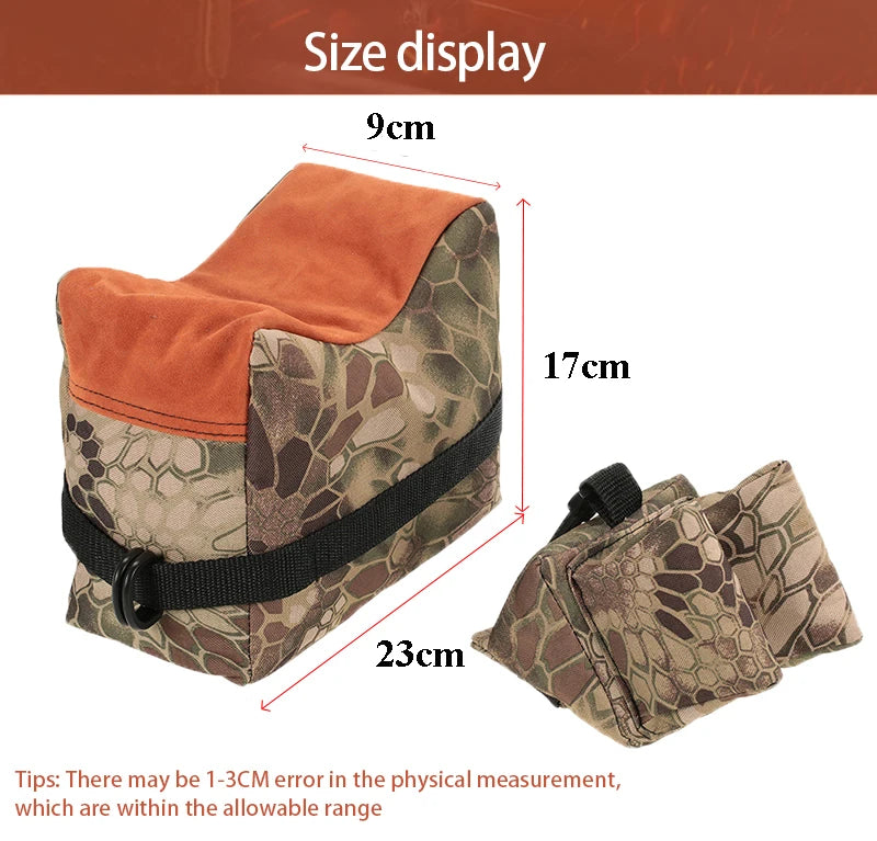 Tactical Bench Rest Sandbag Set — Front & Rear Airsoft Accessories