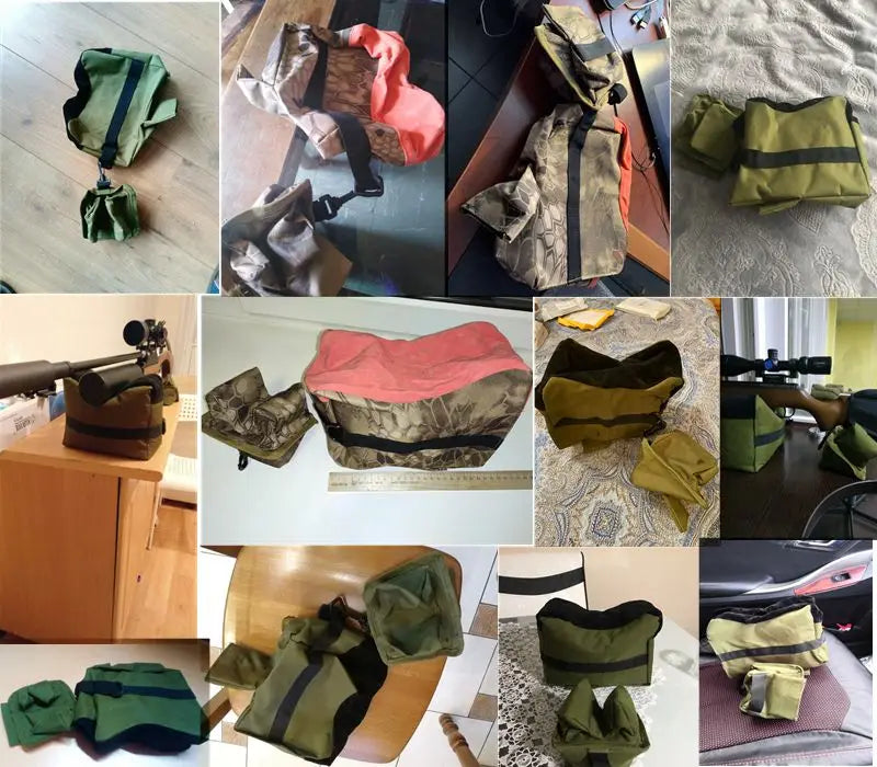 Tactical Bench Rest Sandbag Set — Front & Rear Airsoft Accessories