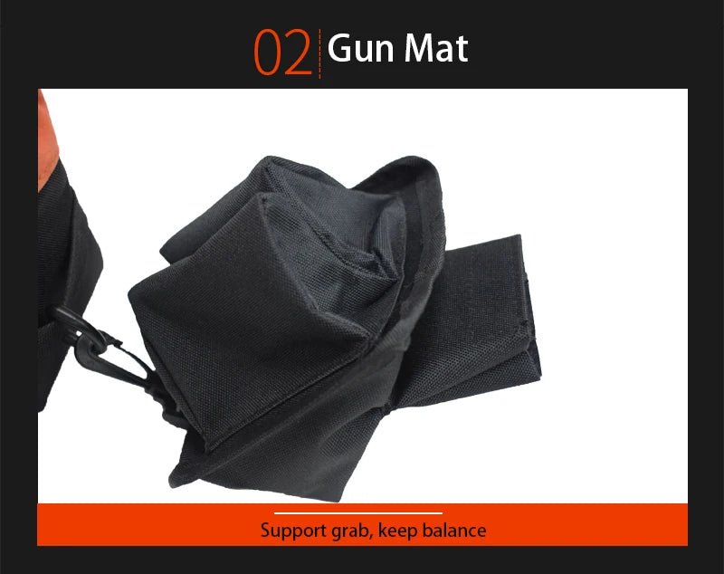 Tactical Bench Rest Sandbag Set — Front & Rear Airsoft Accessories