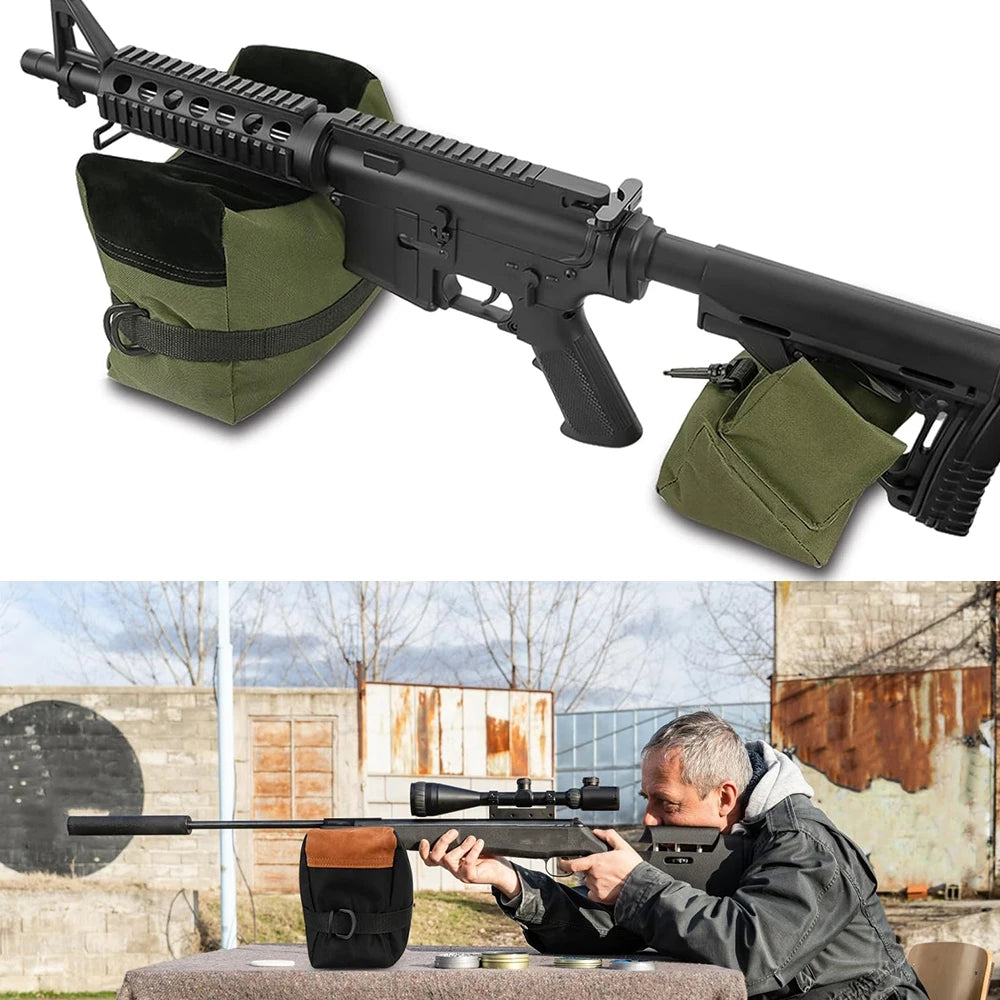 Tactical Bench Rest Support Bag — Unfilled Target Stand Sandbag