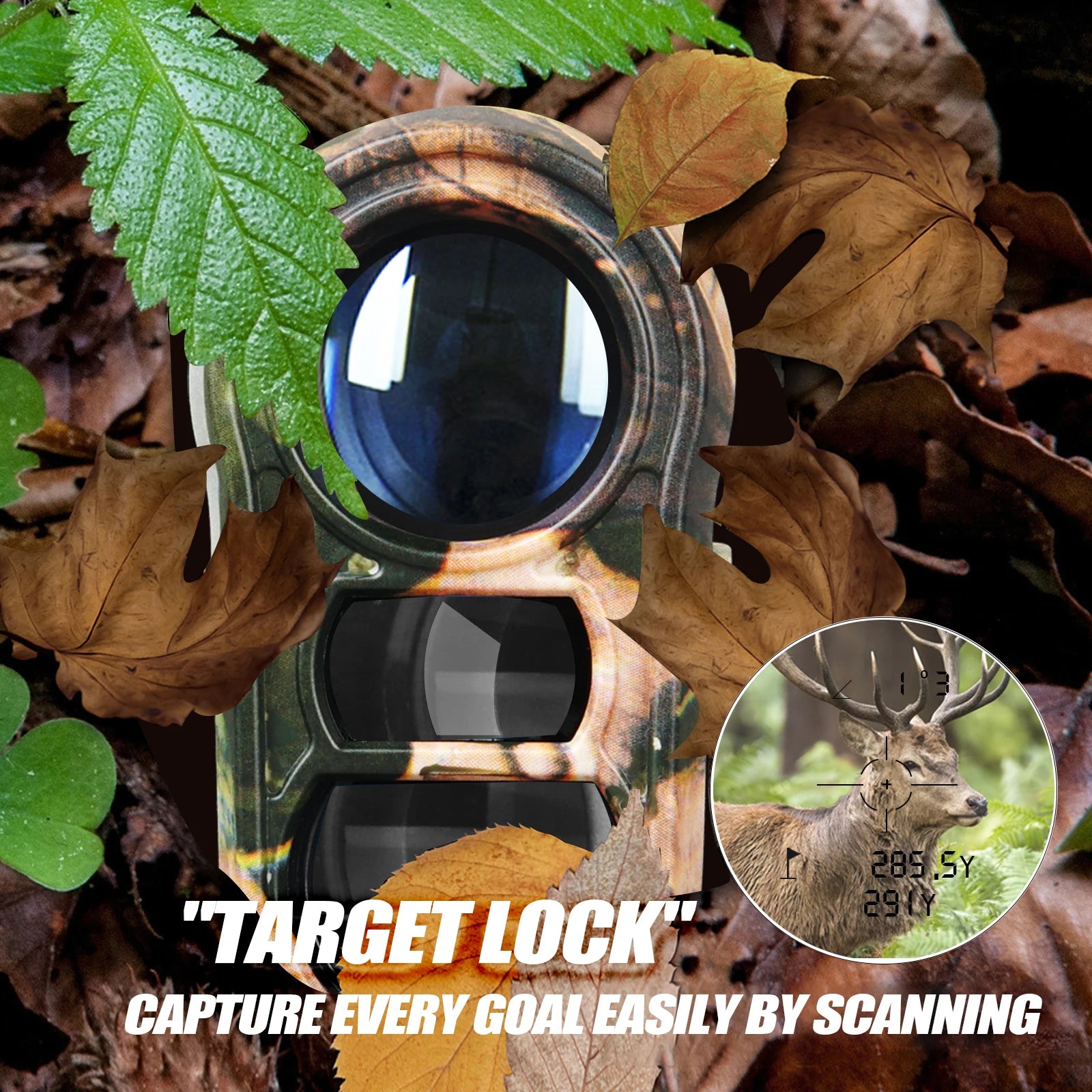 REVASRI Hunting Laser Rangefinder 1000 Yards with Rechargeable Battery Hunting Range Finder with Target Acquisition Technology