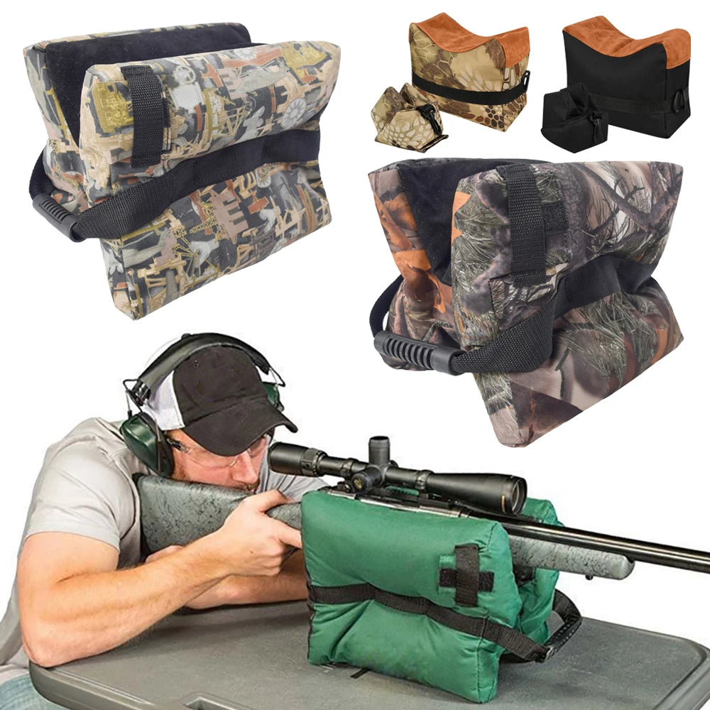 Tactical Bench Rest Support Bag — Unfilled Target Stand Sandbag