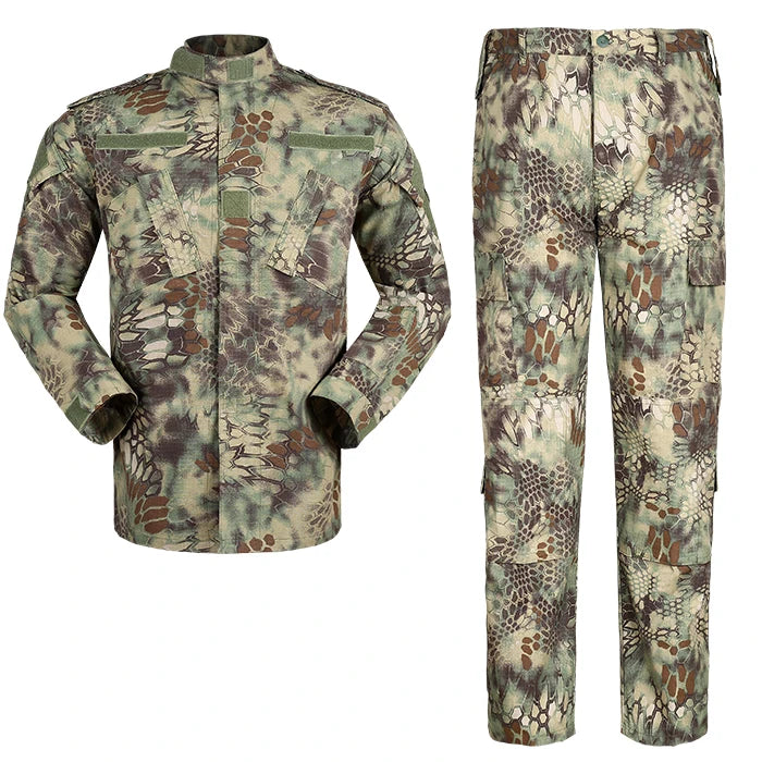 Men's Sets Outdoor Working Uniform Hiking Clothes Jungle Adventure Uniform Multi Pockets Working Clothes Men's Sets Uniform