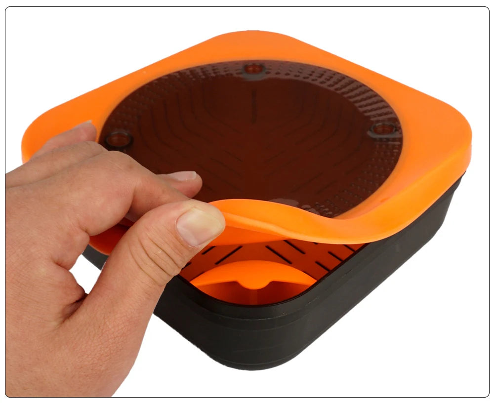 Hirisi Carp Fishing Bait Box Feeder Fishing Bait Storage Case Carp Fishing Pop Up Boilies Hair Rig Carp Rig Fishing Accessories