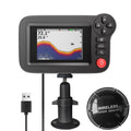 FindFish 200M Portable Fish Finder Transducer Sonar Sensor Water Depth Finder LCD Screen Echo Sounder Fishfinder with Fish