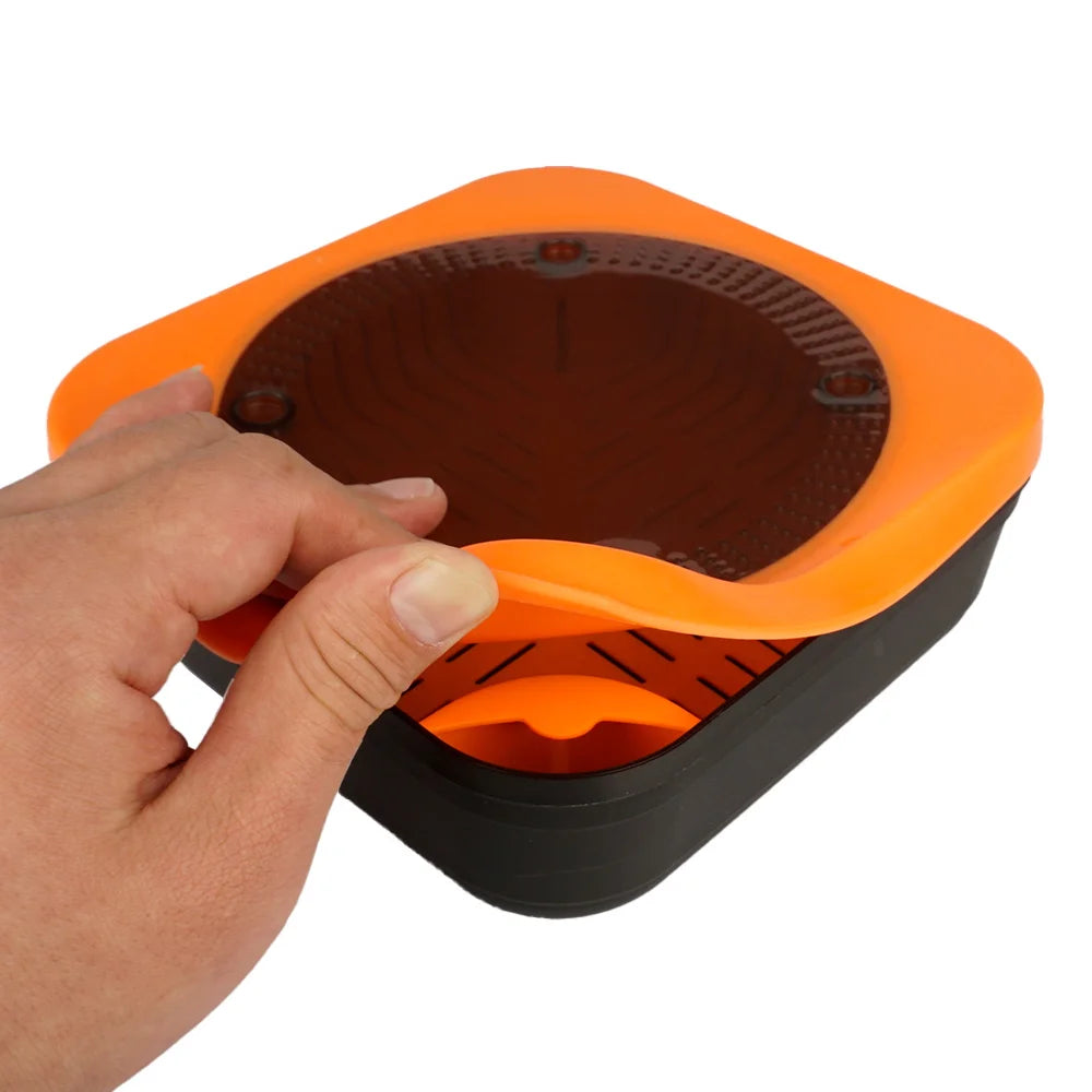 Hirisi Carp Fishing Bait Box Feeder Fishing Bait Storage Case Carp Fishing Pop Up Boilies Hair Rig Carp Rig Fishing Accessories