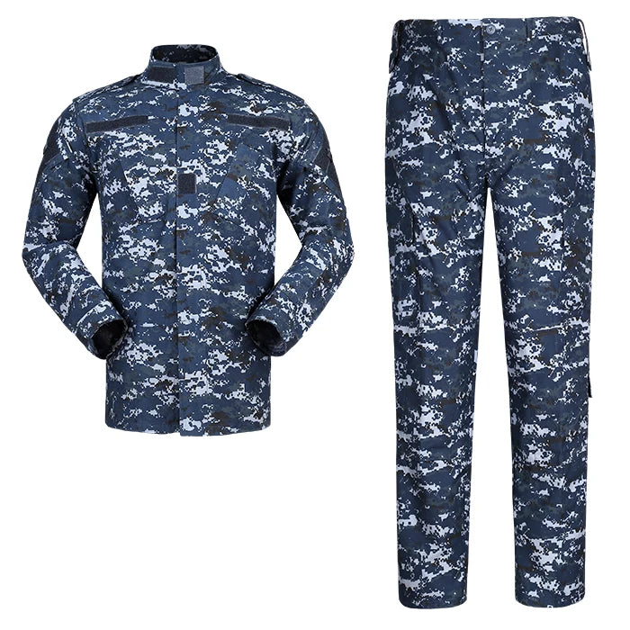 Men's Sets Outdoor Working Uniform Hiking Clothes Jungle Adventure Uniform Multi Pockets Working Clothes Men's Sets Uniform