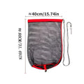 Collapsible Fishing Mesh Bag Thickening Live Fish Net w/Bundle Mouth For Fishing Net /Crayfish/Shrimp/Smelt/Eels Traps fishing