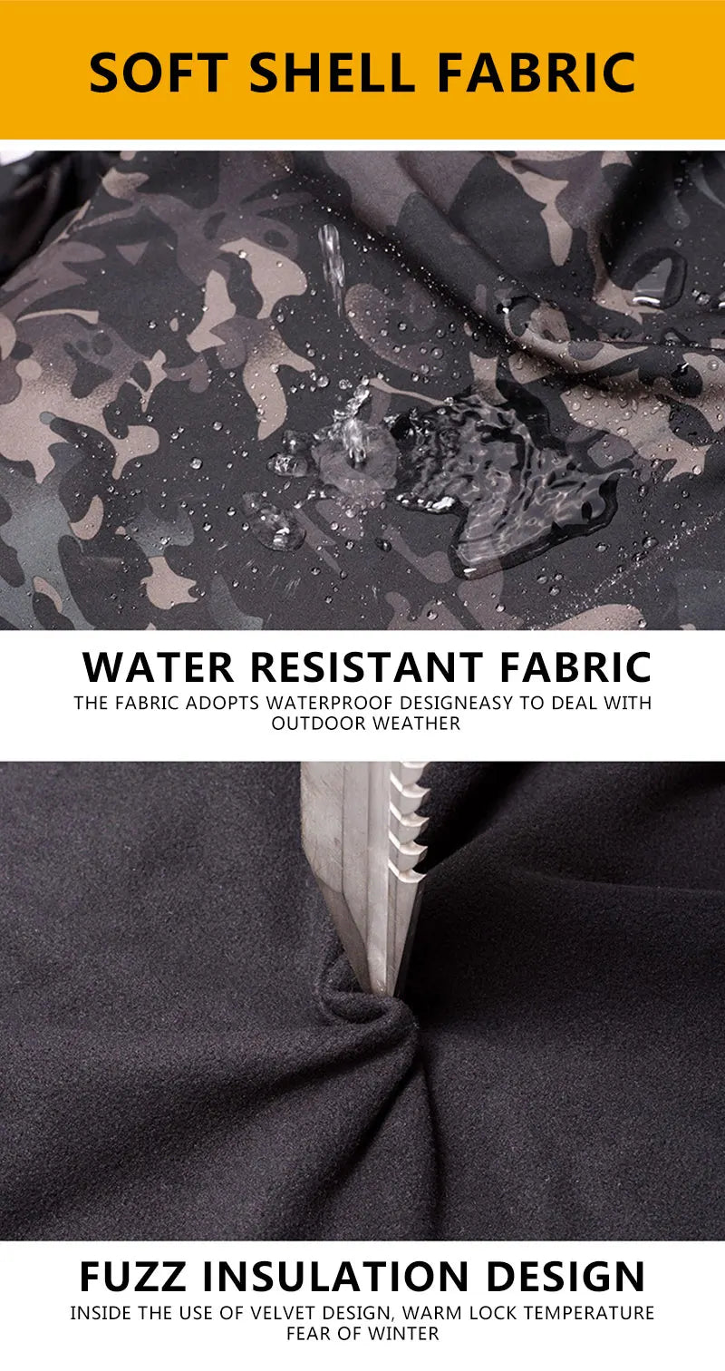 2/3PCS Combat Uniform Soft Fleece Tactical Suits Milit Camo Sets Hunting Shirts Cargo Pants Trainning Airsoft Paintball Clothes