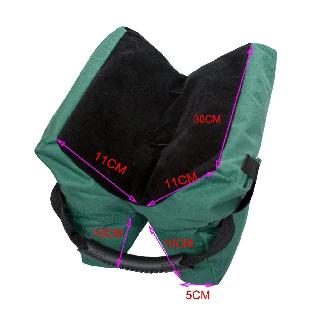 Tactical Bench Rest Support Bag — Unfilled Target Stand Sandbag