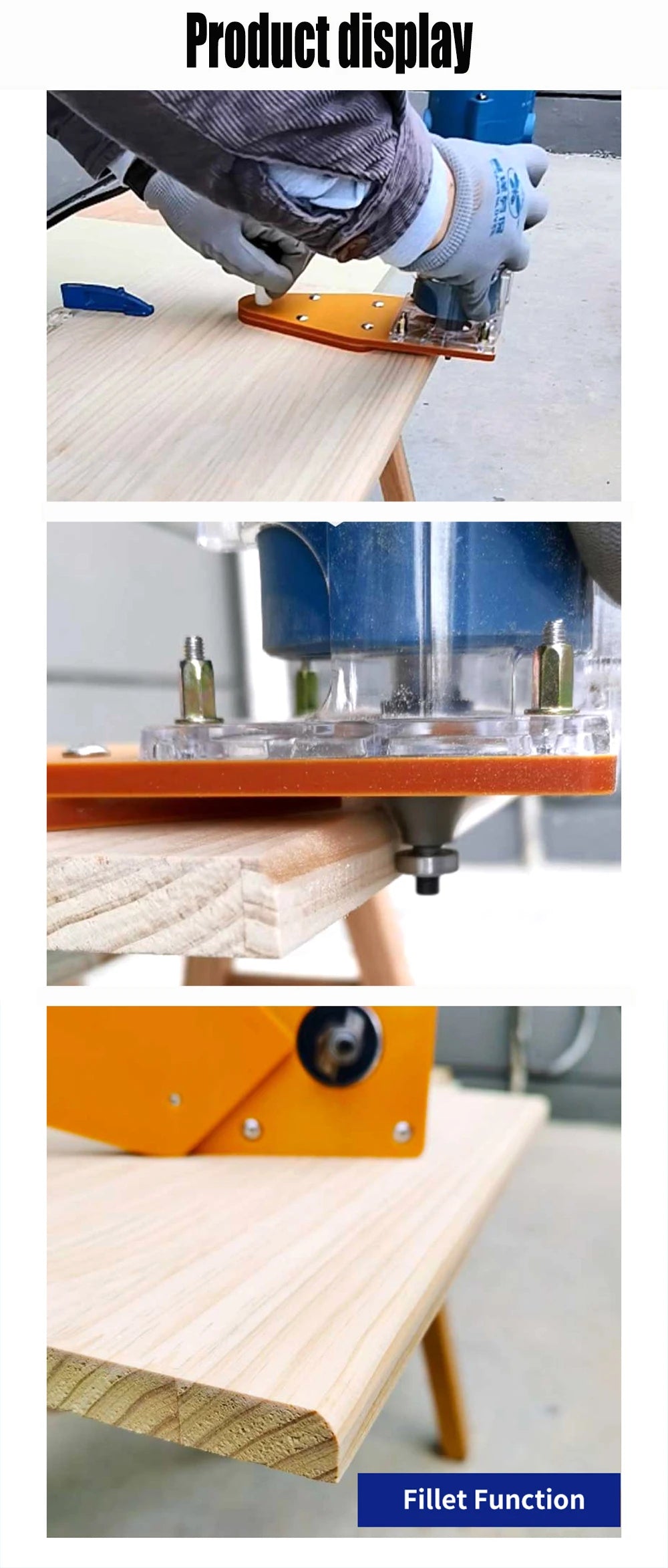 Wood Milling Slotting Chamfering Trimming Machine Balance Board Router Table Insert Plate GuideTools For Woodworking Work Bench