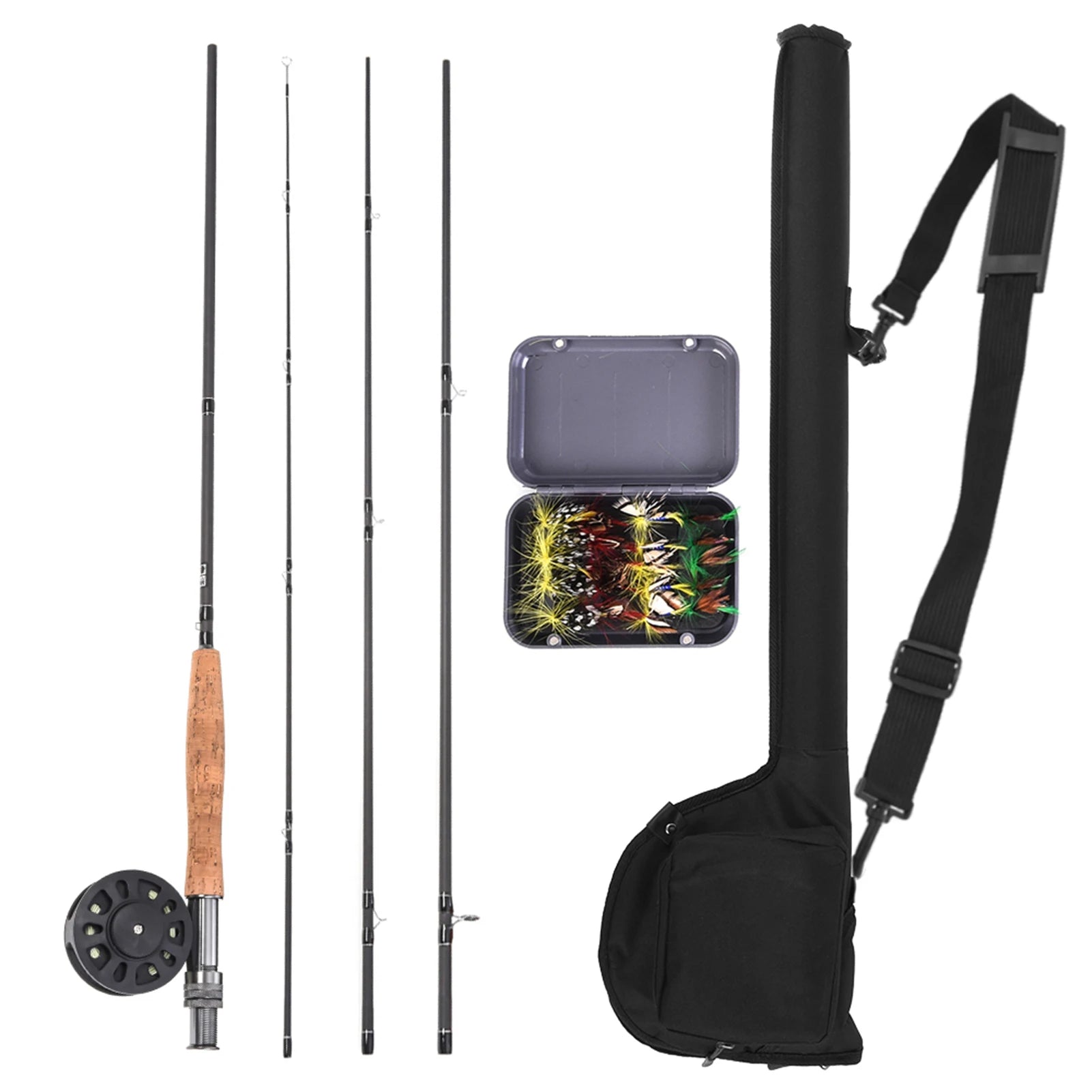 Fly Fishing Kit Fly Fishing Rod Kit 9ft Fly Fishing Rod and Reel Combo with Carry Bag Complete Starter Package Fly Fishing Kit