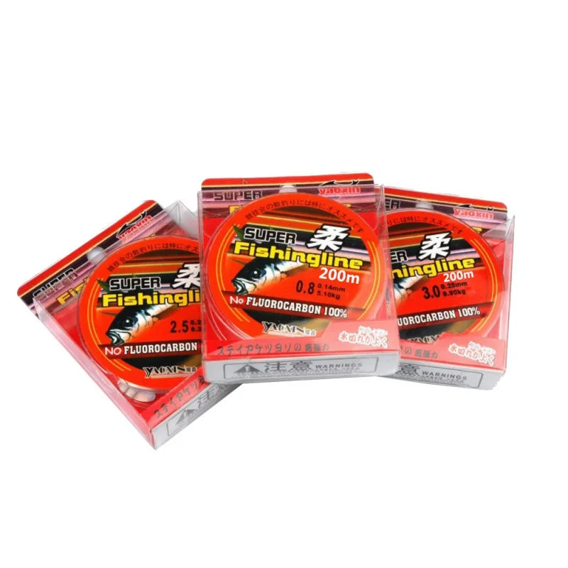 100M 200M Fishing Line Super Strong Japanese 100% Nylon Not Fluorocarbon Fishing Tackle Not linha multifilamento 2020