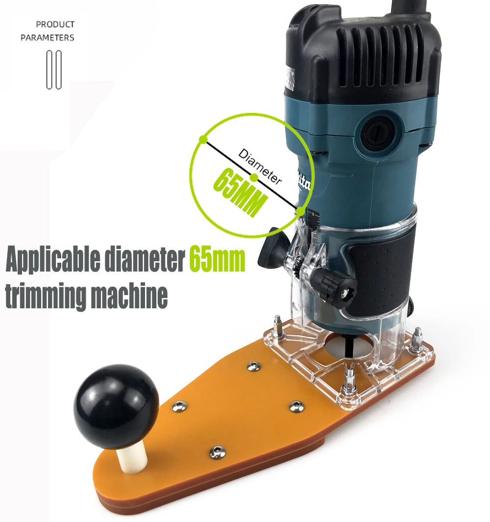 Wood Milling Slotting Chamfering Trimming Machine Balance Board Router Table Insert Plate GuideTools For Woodworking Work Bench