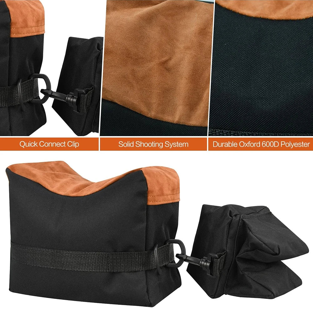 Tactical Bench Rest Support Bag — Unfilled Target Stand Sandbag