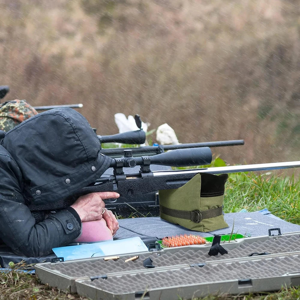 Tactical Bench Rest Support Bag — Unfilled Target Stand Sandbag