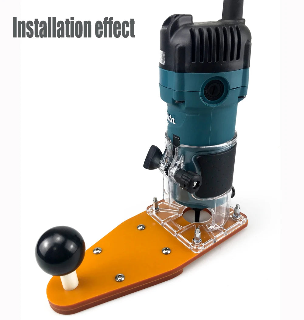 Wood Milling Slotting Chamfering Trimming Machine Balance Board Router Table Insert Plate GuideTools For Woodworking Work Bench