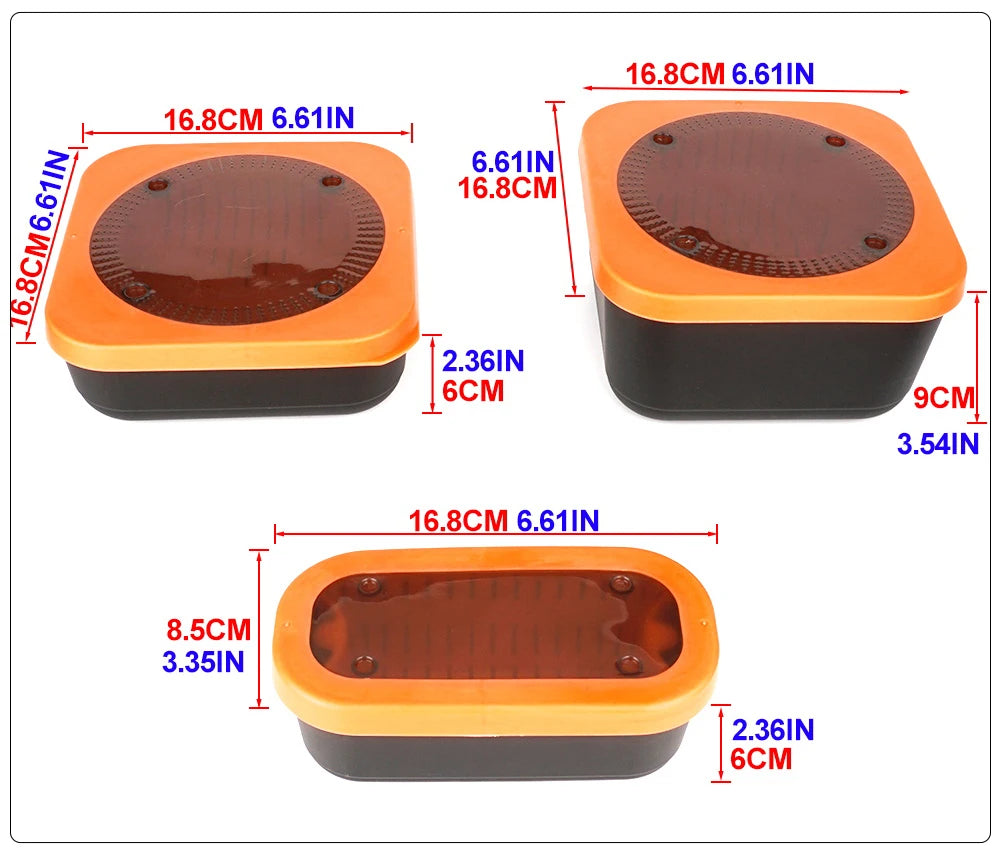 Hirisi Carp Fishing Bait Box Feeder Fishing Bait Storage Case Carp Fishing Pop Up Boilies Hair Rig Carp Rig Fishing Accessories