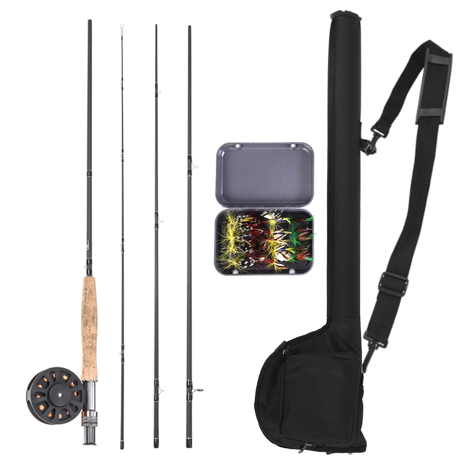 Fly Fishing Kit Fly Fishing Rod Kit 9ft Fly Fishing Rod and Reel Combo with Carry Bag Complete Starter Package Fly Fishing Kit