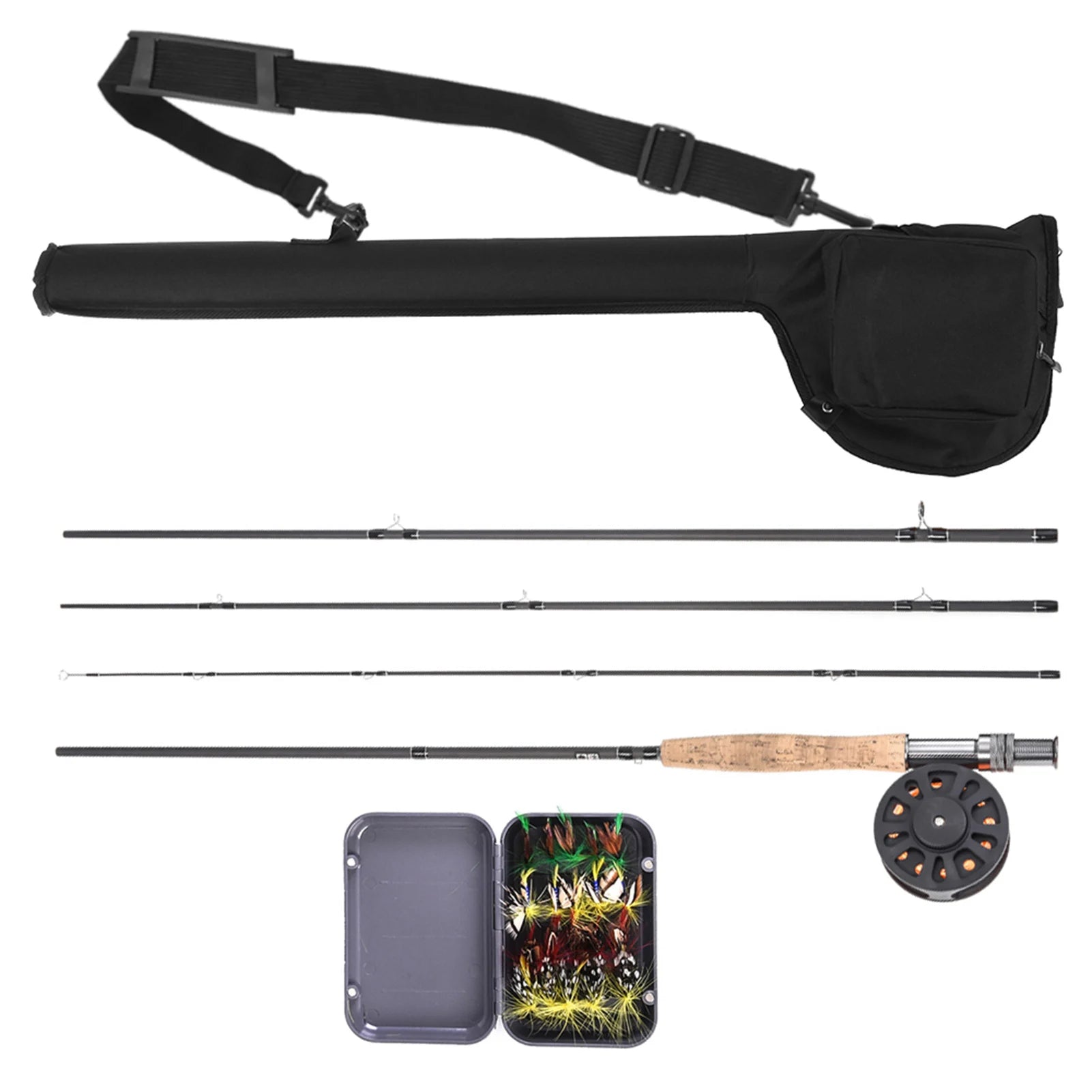Fly Fishing Kit Fly Fishing Rod Kit 9ft Fly Fishing Rod and Reel Combo with Carry Bag Complete Starter Package Fly Fishing Kit