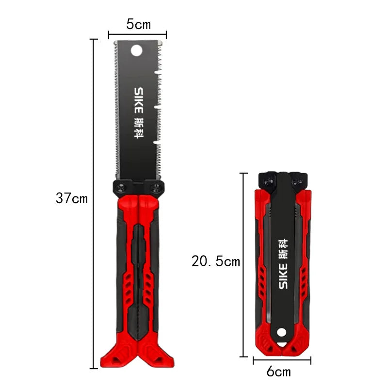 Woodworking specialized hand saw, double-sided saw, tree sawing tool, manual saw blade saw, household small handheld folding saw